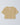 Child's cropped beige t-shirt with small pink oval logo on upper back and short sleeves.